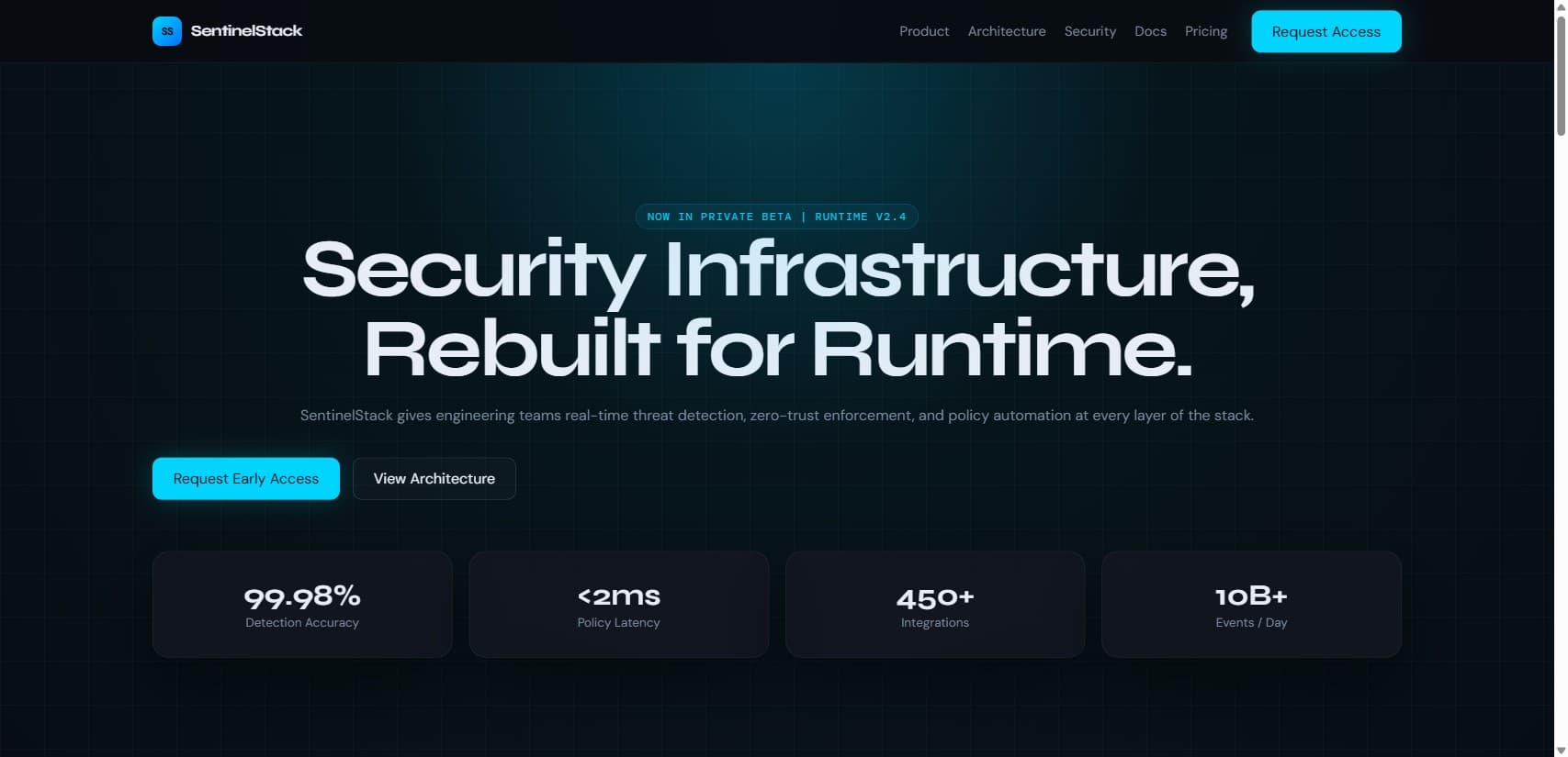 SentinelStack — Cybersecurity Platform